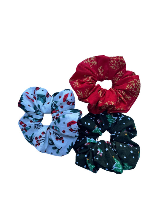 Christmas Themed Scrunchies -Limited edition