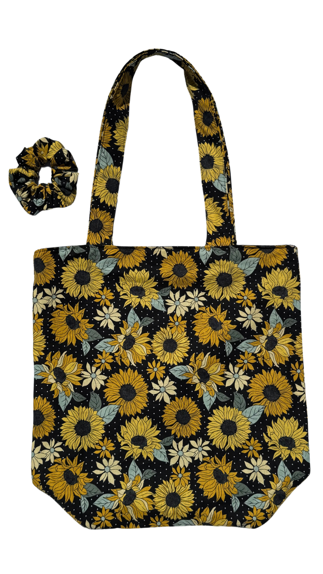 Sunflower Themed Tote & Scrunchie